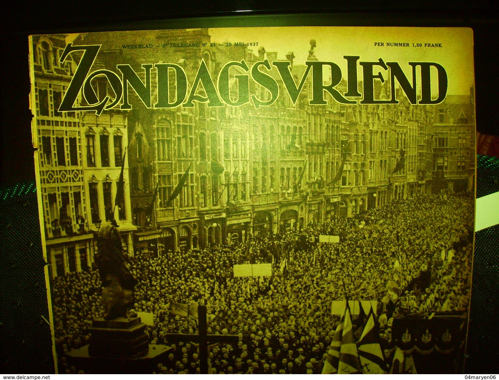 -**ZONDAGSVRIEND  -**n°21-20/5/1937-"ERPS-KWERPS  (2 Blz.)+ - Andere & Zonder Classificatie