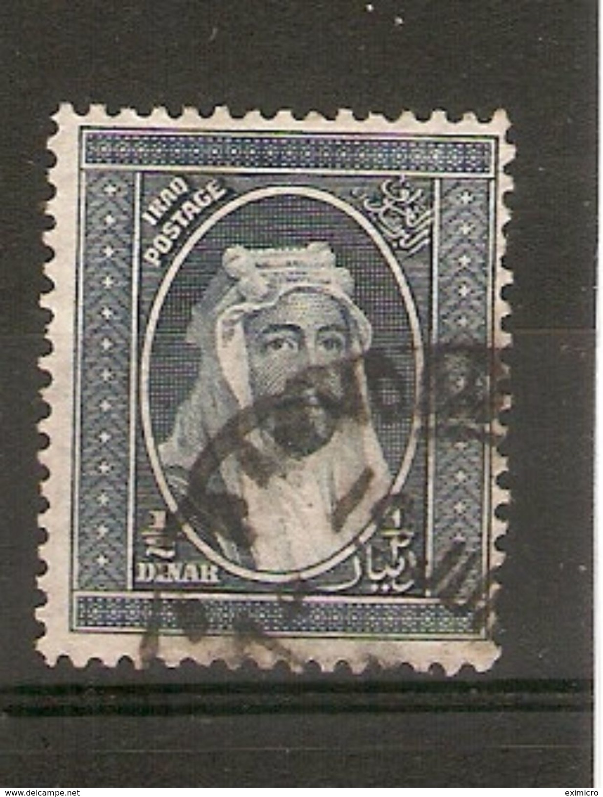 IRAQ 1932 ½ Dinar SG 153 FINE USED Cat £75 - Iraq