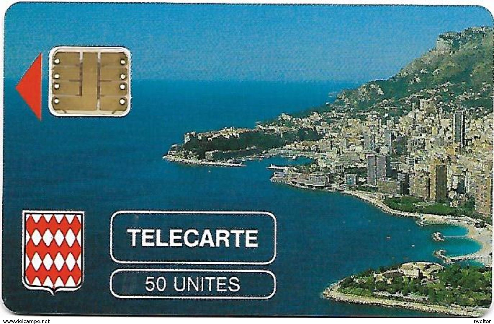 @+ Monaco - Rocher De Monaco En 50U - SC3 (serie 107639) - Ref : MF2 - Monaco