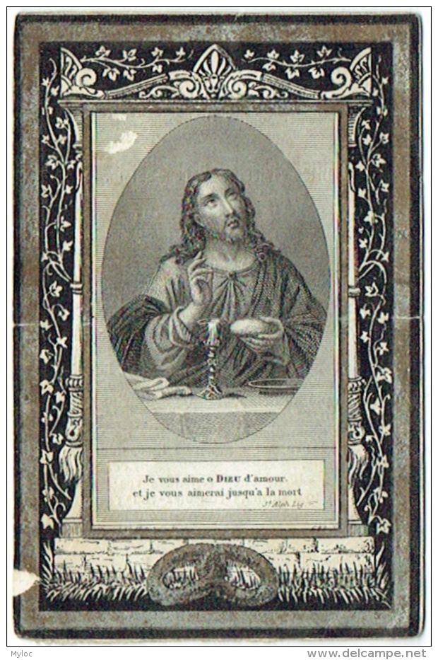 Doodsprentje/Image Mortuaire. Van Den Daele. Décédé à Isque Le 17 Mai 1869. - Imágenes Religiosas