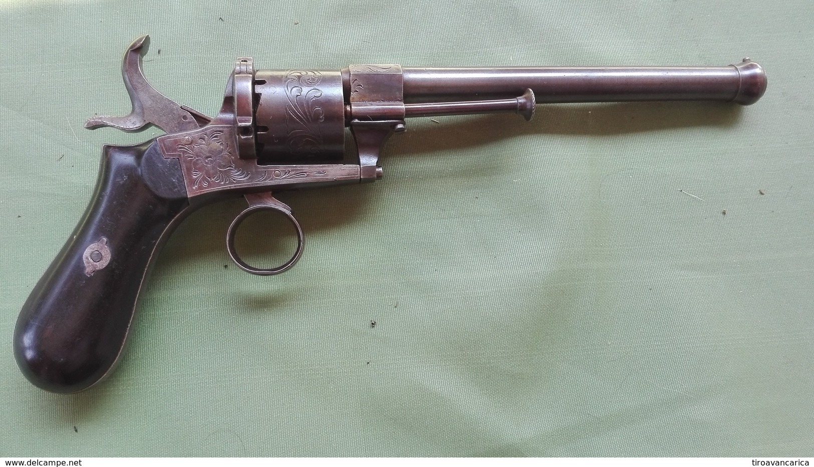 Revolver A Spillo, Epoca 1860, Cal. 7 Mm. Condizioni MINT - Decotatieve Wapens