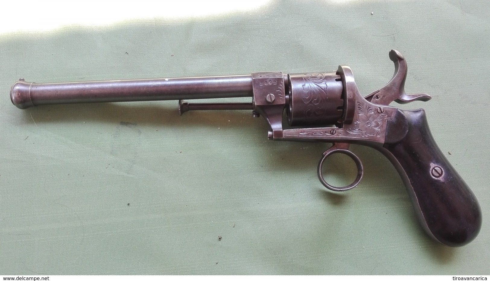 Revolver A Spillo, Epoca 1860, Cal. 7 Mm. Condizioni MINT - Decorative Weapons