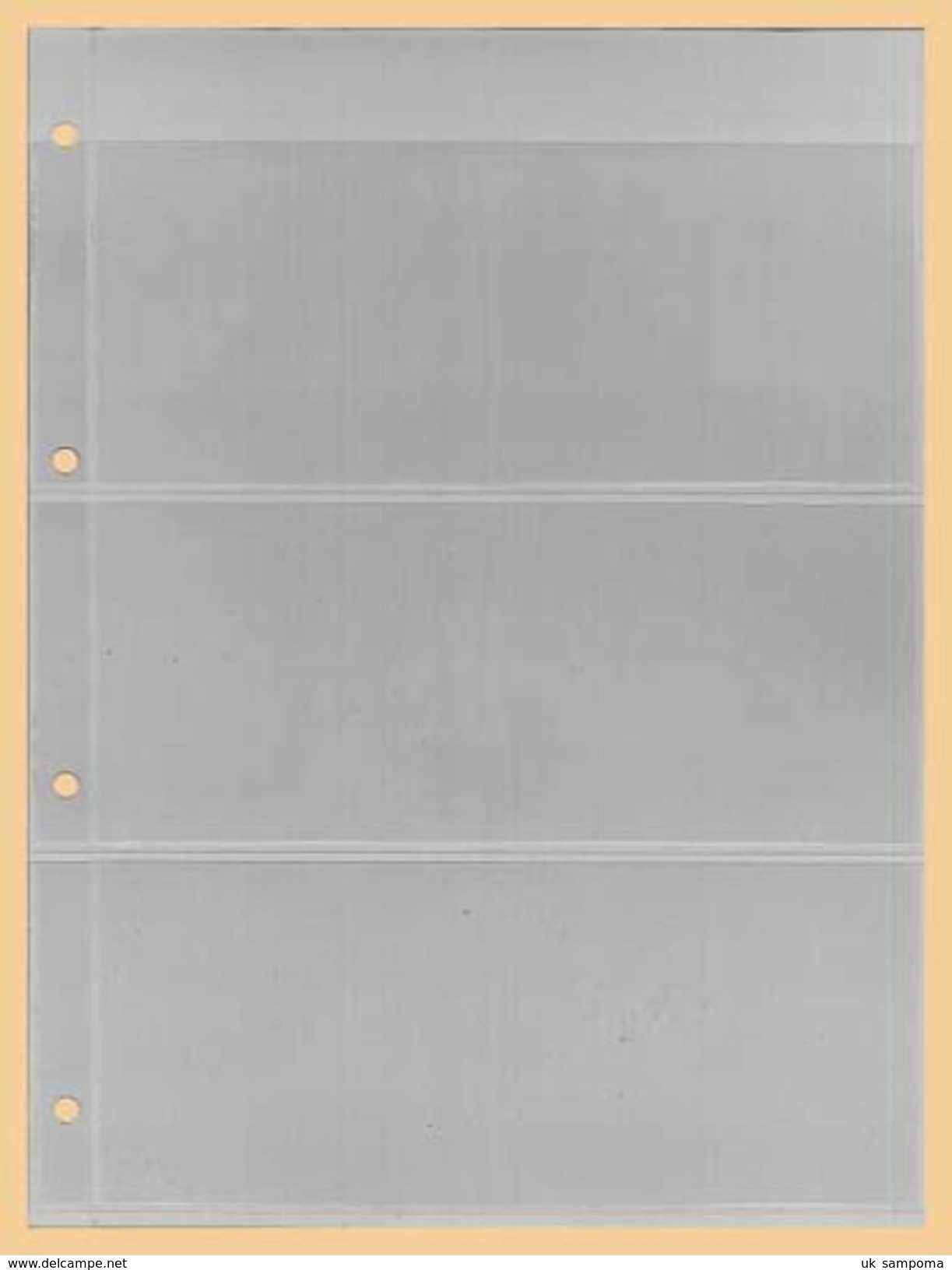 10x KOBRA-Einsteckblatt, Glasklar Nr. E13 - Vierges