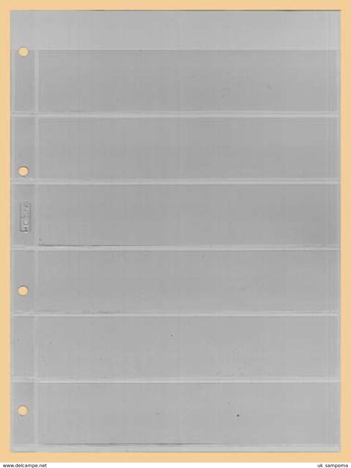 10x KOBRA-Einsteckblatt, Glasklar Nr. E16 - Blank Pages