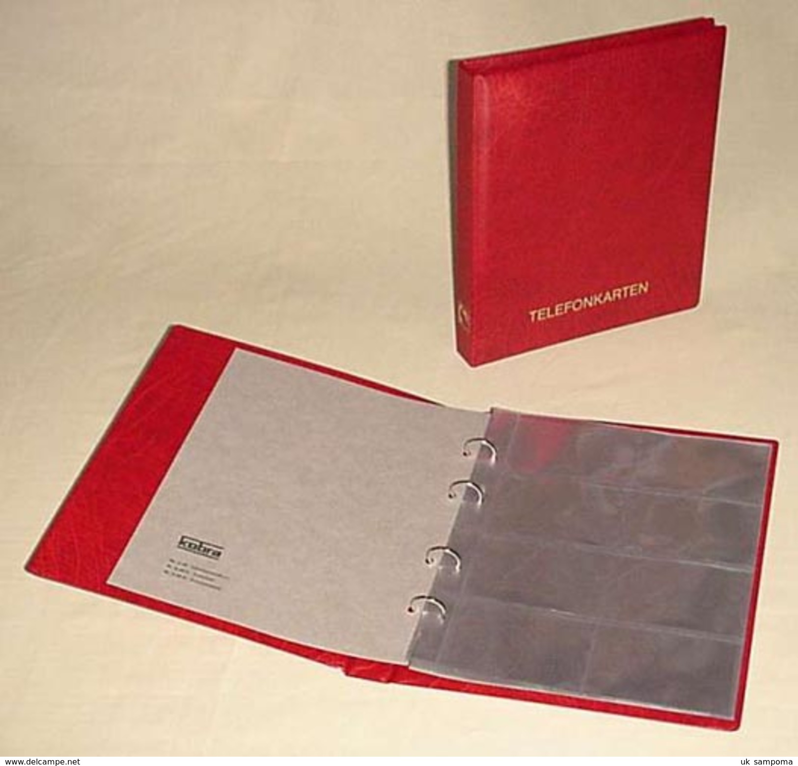 KOBRA-Telefonkarten-Album Nr. G28 Grün - Material