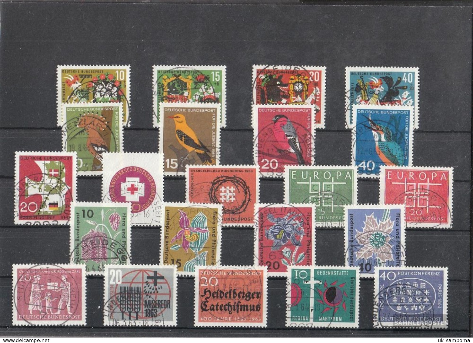 FRD (FR.Germany) 1963 Fine Used / Cancelled Complete Volume In Clean Conservation - Usados