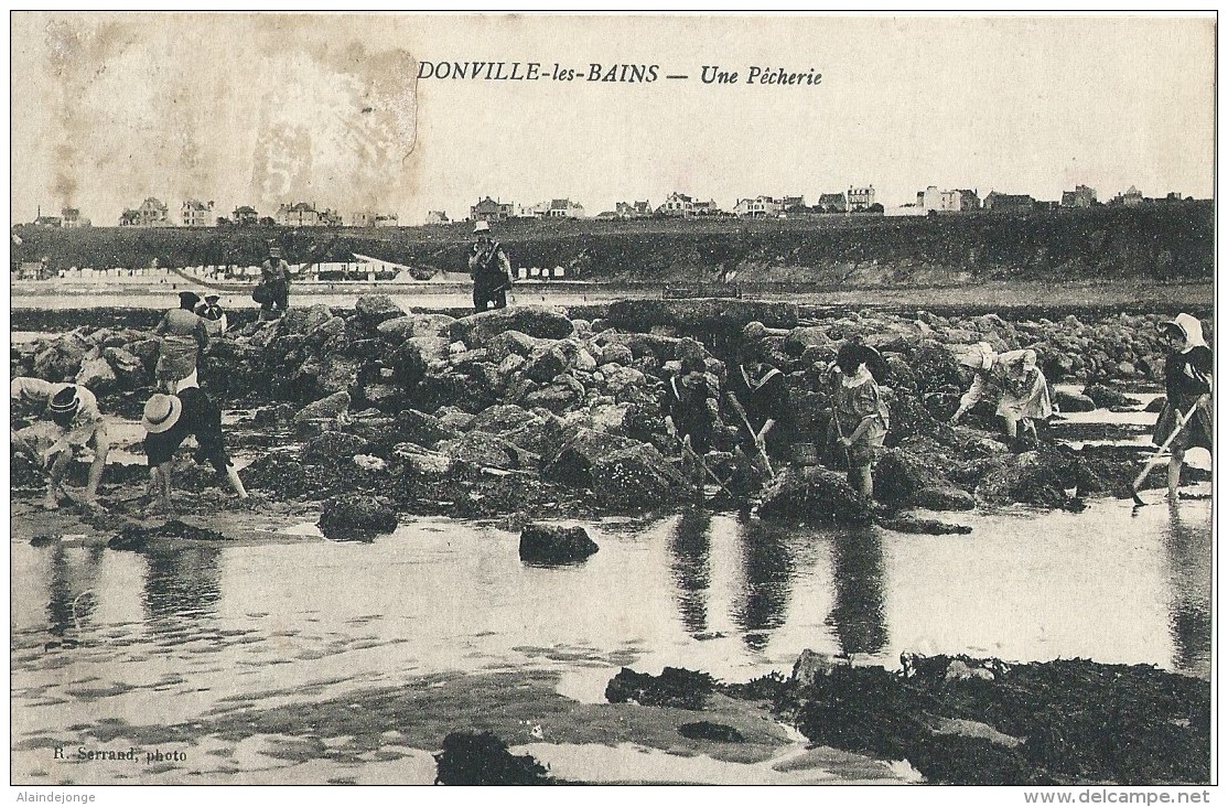 Donville-les-Bains - Une Pêcherie - 1923 - Avranches