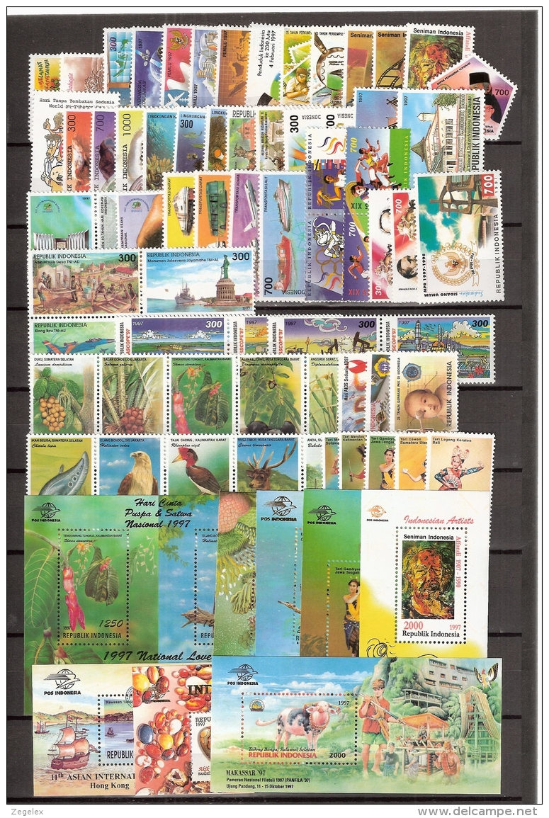 Indonesia 1997 Year - Complete - MNH/**/Postfrisch - Indonesië