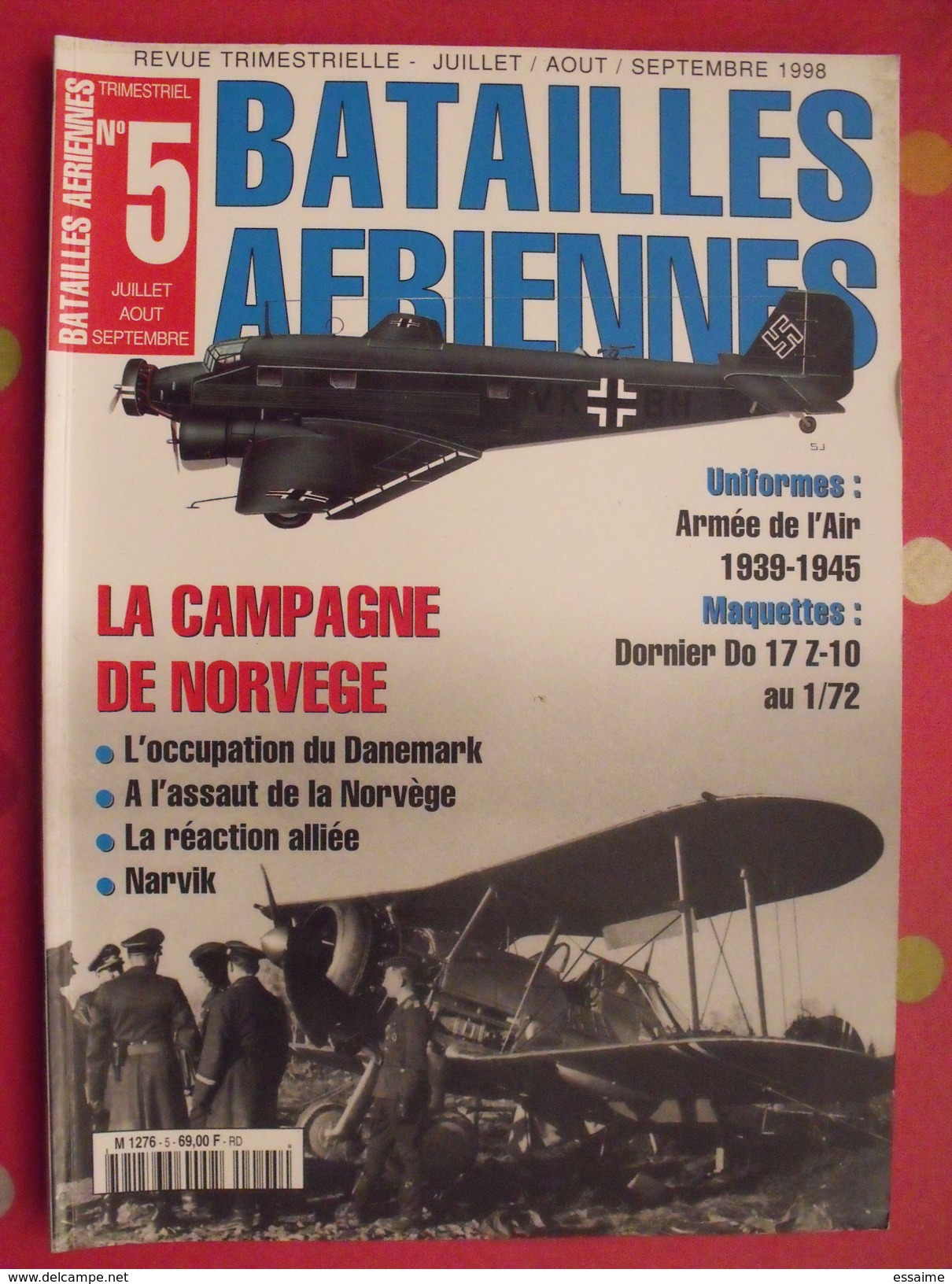 Batailles Aériennes N° 5. 1998. Campagne De Norvège. Aviation Avion Guerre - Aviation