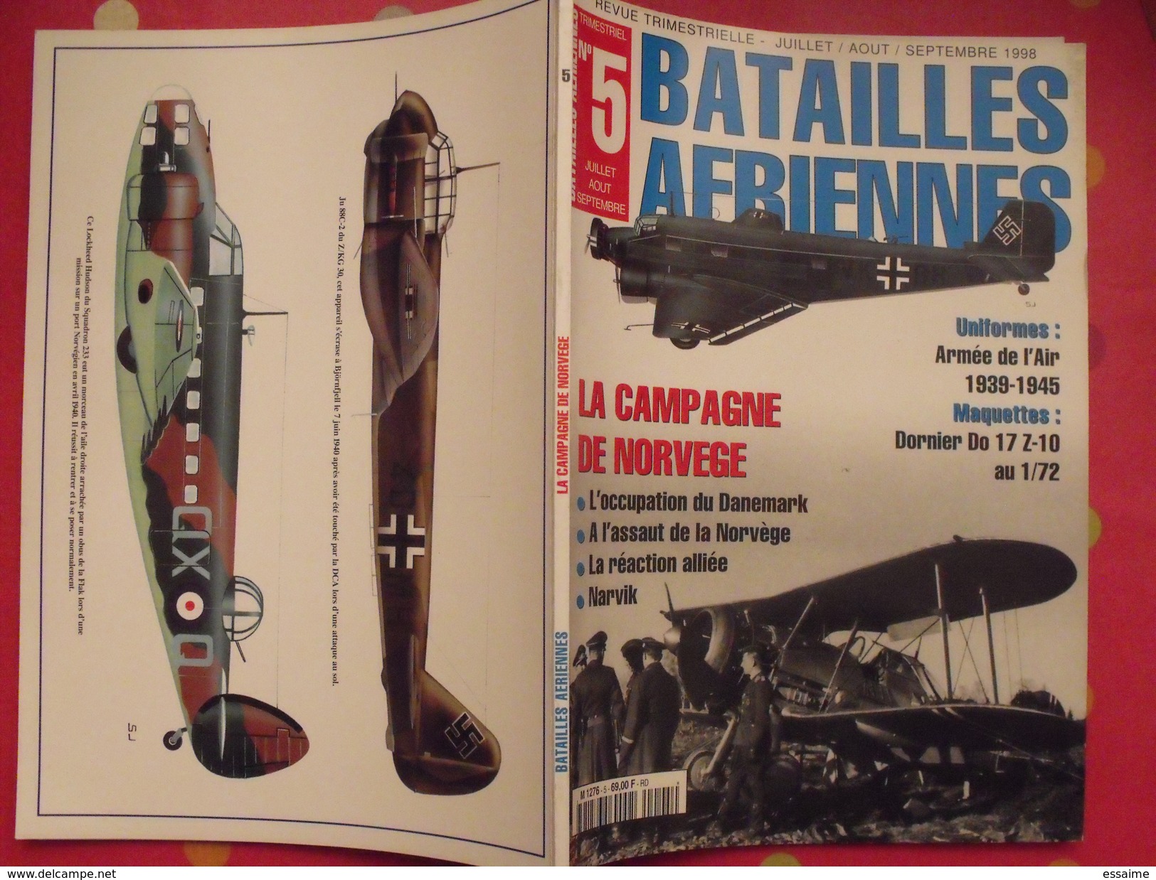 Batailles Aériennes N° 5. 1998. Campagne De Norvège. Aviation Avion Guerre - Aviation