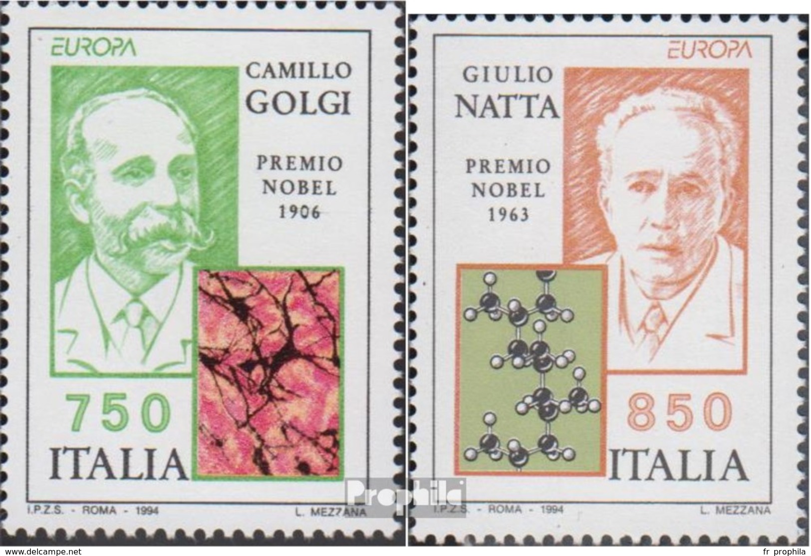Italie 2325-2326 (complète.Edition.) Neuf Avec Gomme Originale 1994 Découvertes & Inventions - 1991-00: Mint/hinged