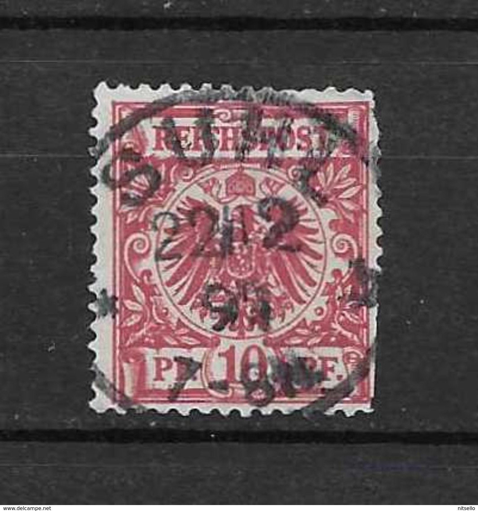 LOTE 1477   ///    ALEMANIA IMPERIO      YVERT Nº: 47  CON FECHADOR  DE  SUHL - Usados