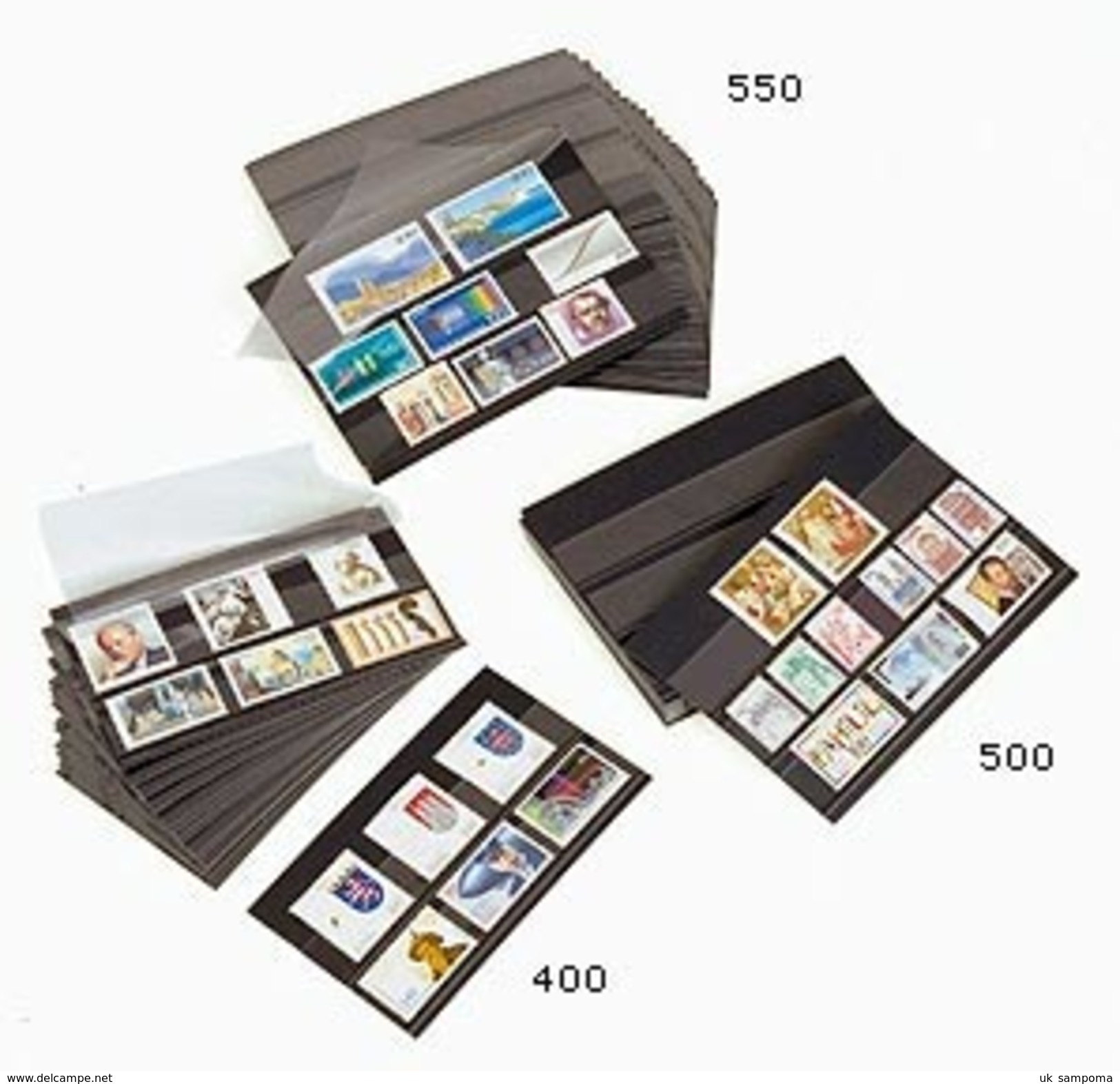 PRINZ Steckkarten, 210 × 148 Mm, 5 Streifen, Ohne Deckfolie, 100 Stück - Cartes De Stockage