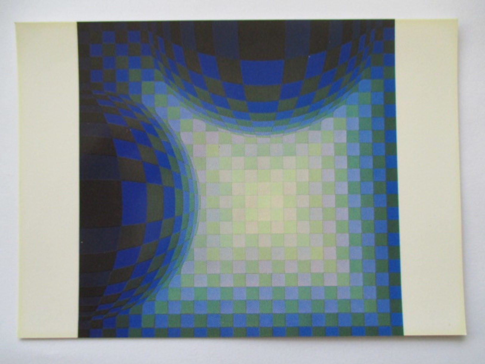 Vasarely Ond-Dva 1970 - Peintures & Tableaux