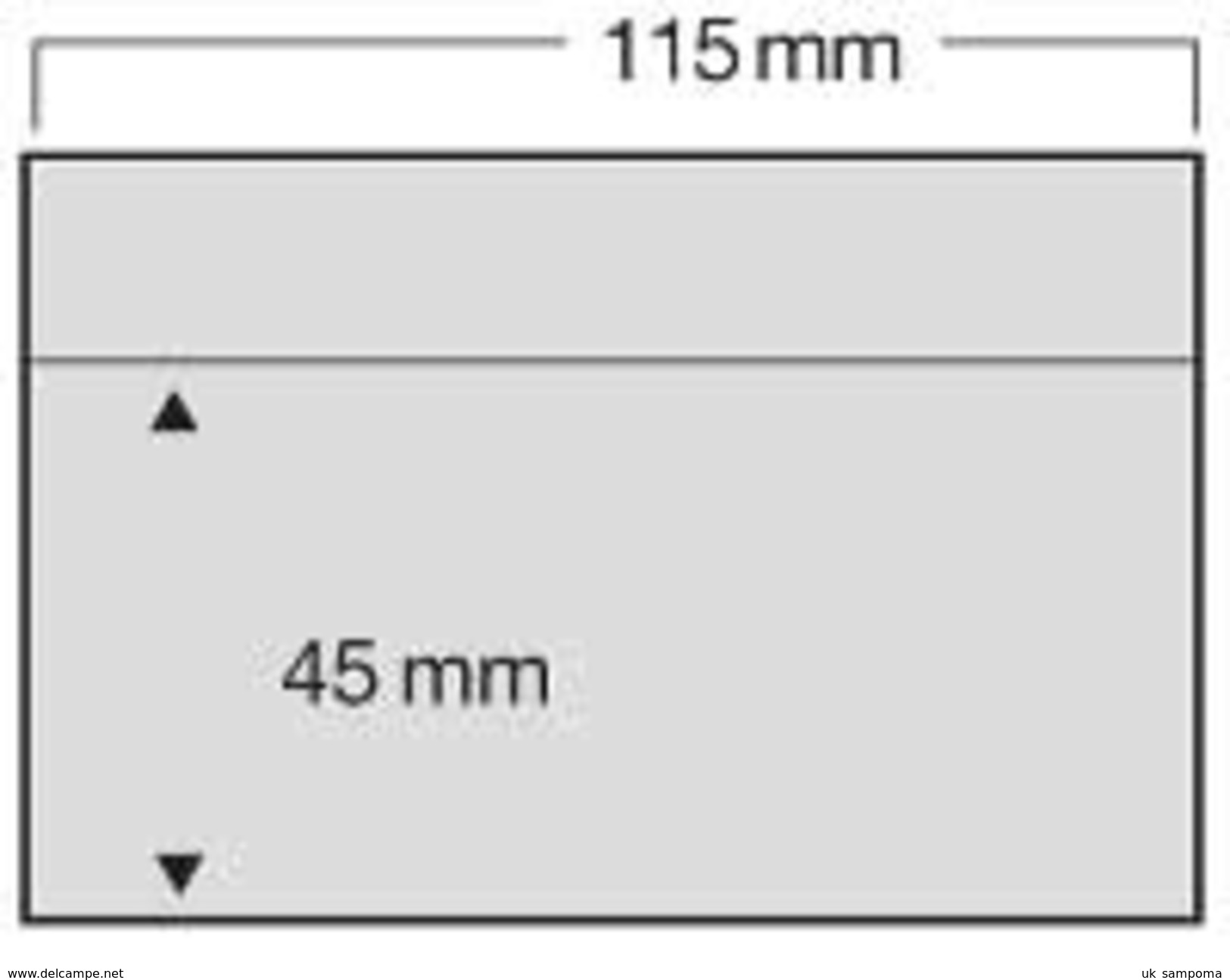 SAFE 7471 Klemm-Einsteckkarte Grau - Stock Sheets