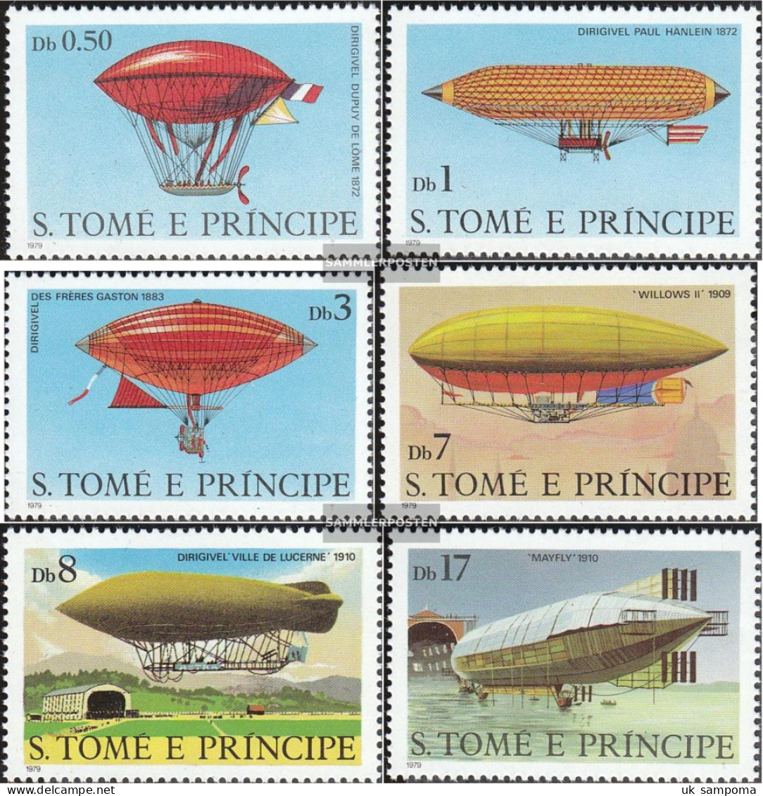 Sao TomE E PrincipE 626-631 (complete Issue) Unmounted Mint / Never Hinged 1979 History The Aviation - Sao Tome And Principe