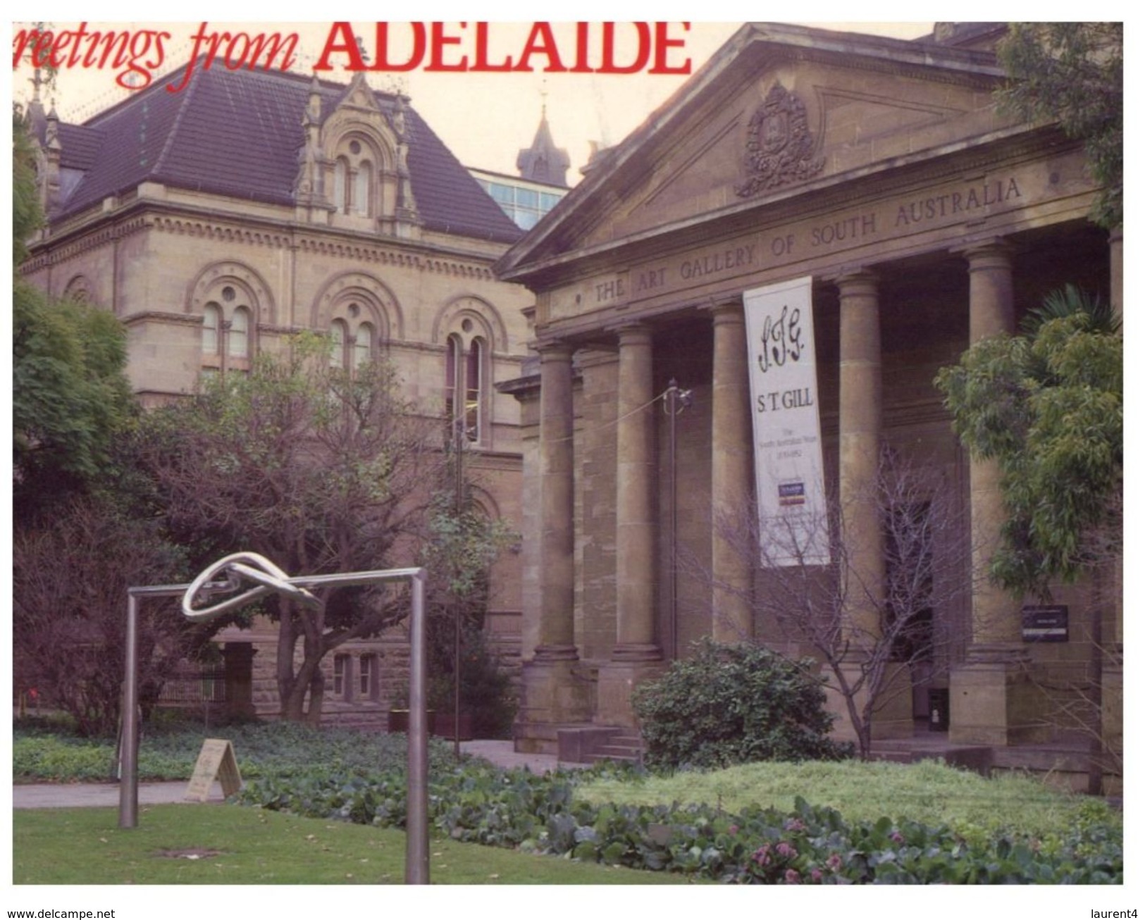 (PF 505) Australia - SA - Adelaide Art Gallery  (with Living Together Stamp At Back Of Card) - Mt.Gambier