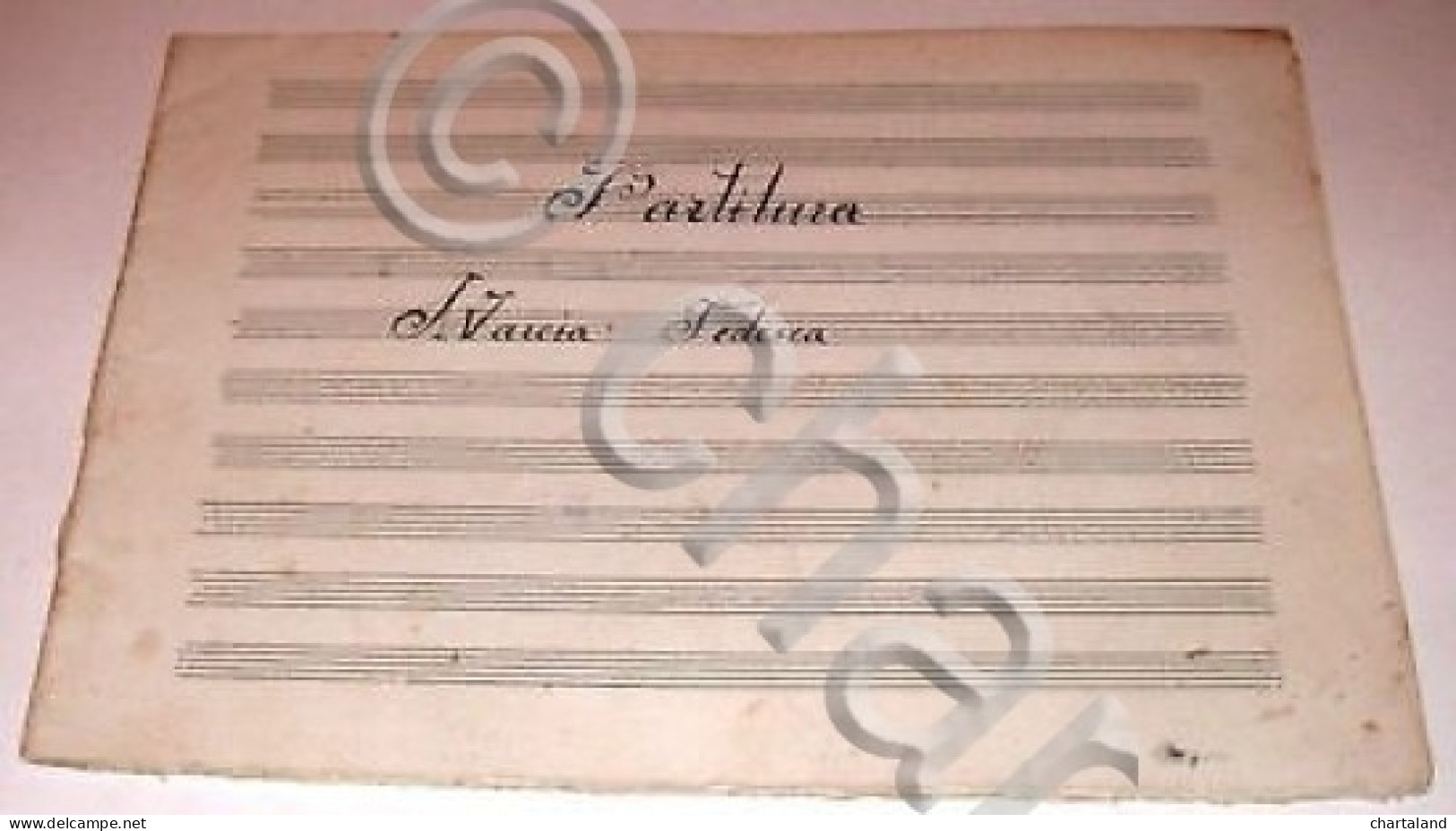 Musica Partitura Militare Manoscritto - 1900 Ca 03 - Non Classés