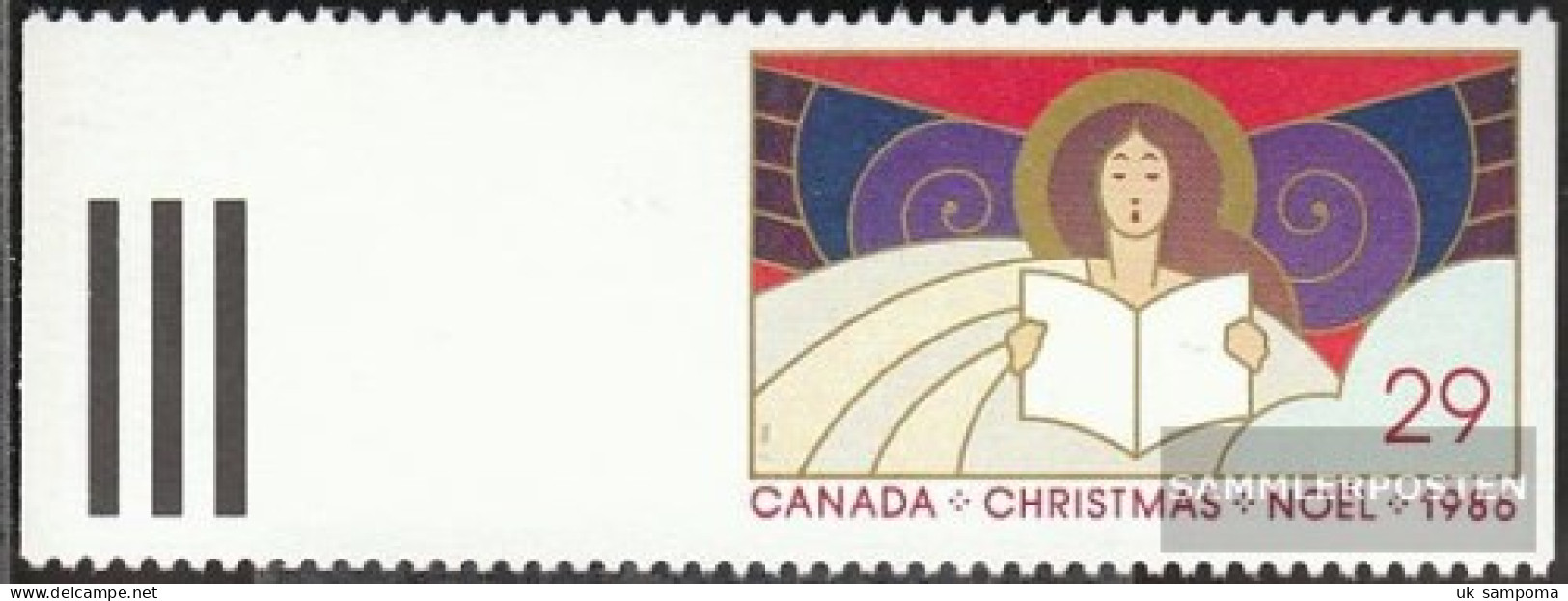 Canada 1013A (complete Issue) Unmounted Mint / Never Hinged 1986 Christmas - Nuevos