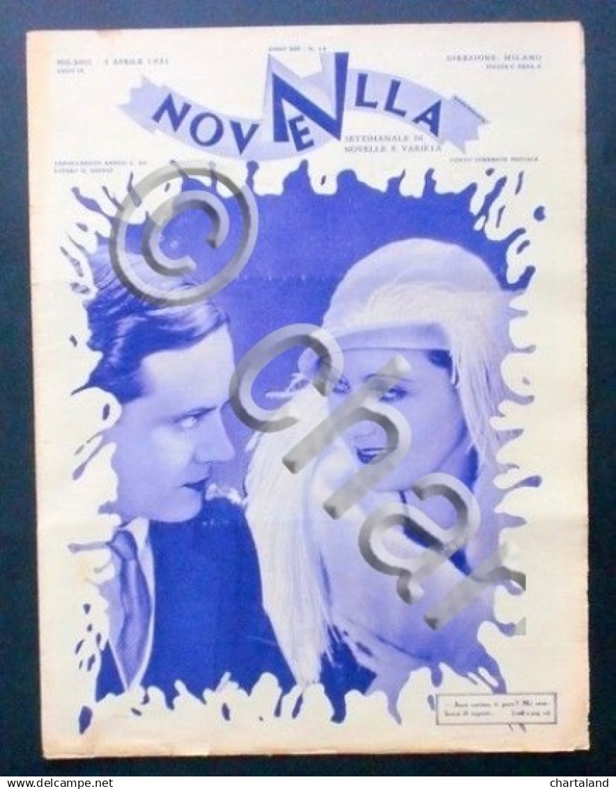 Rivista Cinema Novella - Lilian Harvey In Copertina - N° 14 - 1931 - Non Classificati