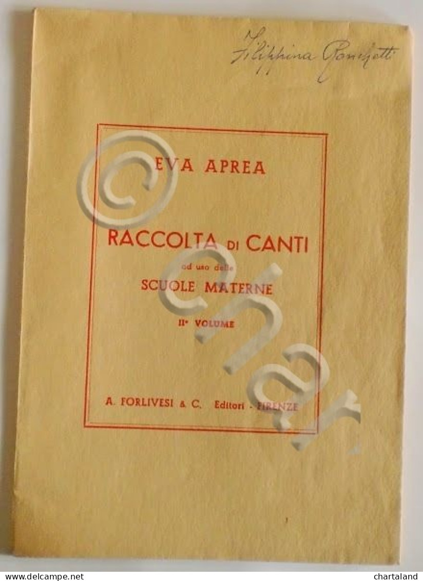 Musica Spartito  - Raccolta Di Canti Ad Uso Delle Scuole Materne - 1963 - Sin Clasificación