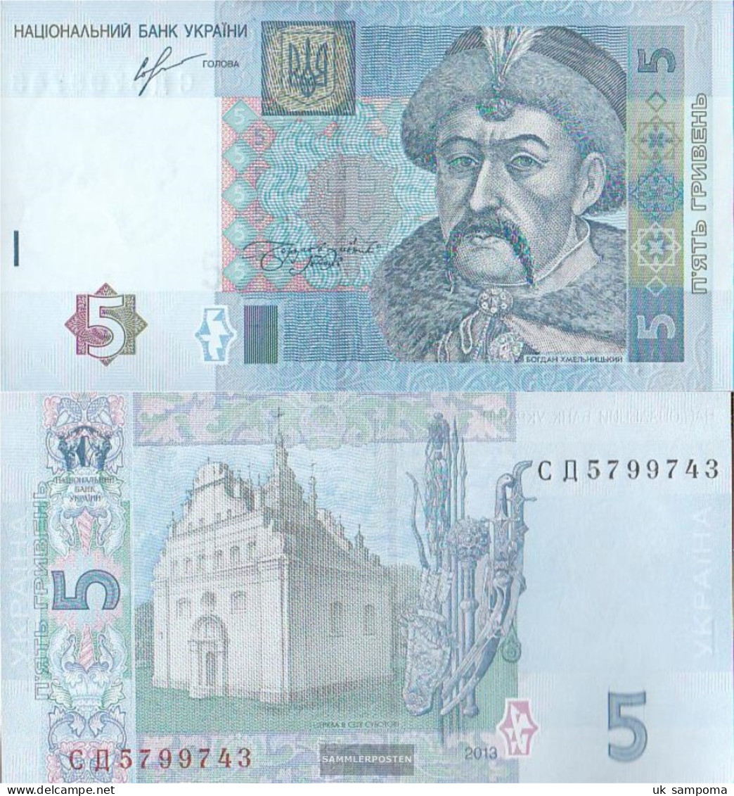 Ukraine Pick-number: 118d Uncirculated 2013 5 Hryven - Ukraine