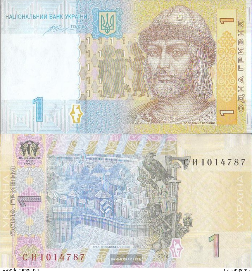 Ukraine PiCk-number: 116A C Uncirculated 2014 1 Hryven - Oekraïne