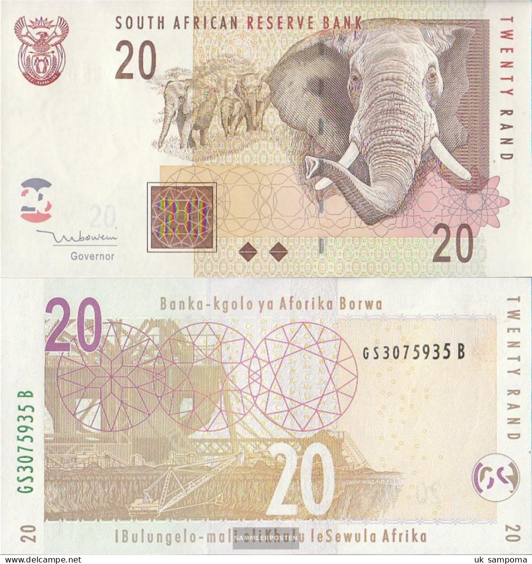 South Africa Pick-number: 129a Uncirculated 2005 20 Rand - Sudafrica