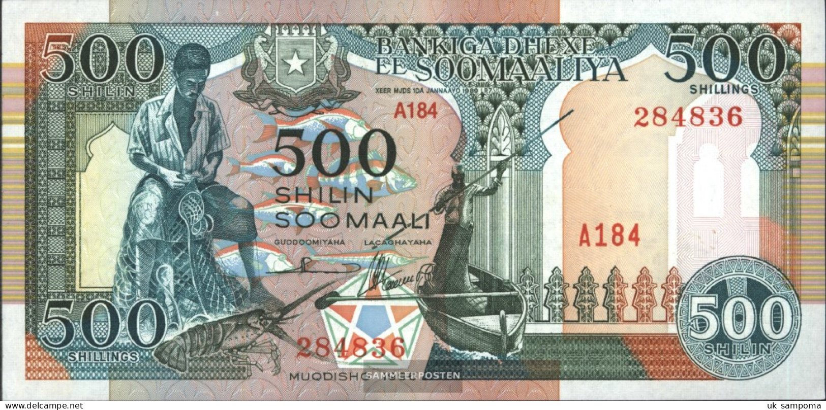 Somalia Pick-number: 36c Uncirculated 1996 500 Shillings Boat - Somalie