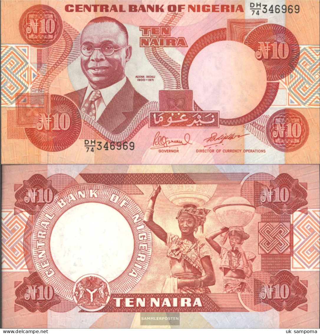 Nigeria Pick-number: 25e Uncirculated 2000 10 Naira - Nigeria