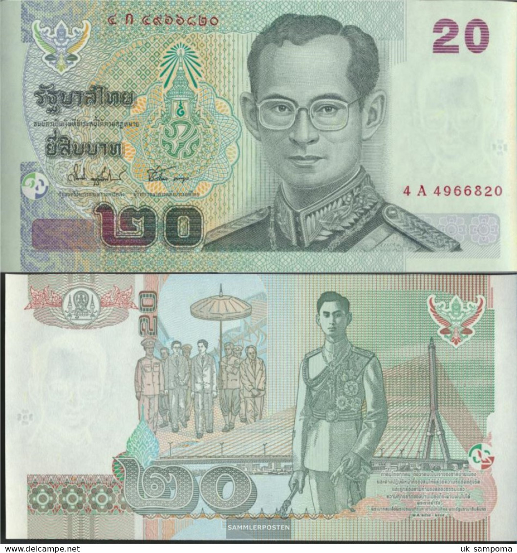 Thailand Pick-number: 109, Signature 74 Uncirculated 2003 20 Baht - Thaïlande