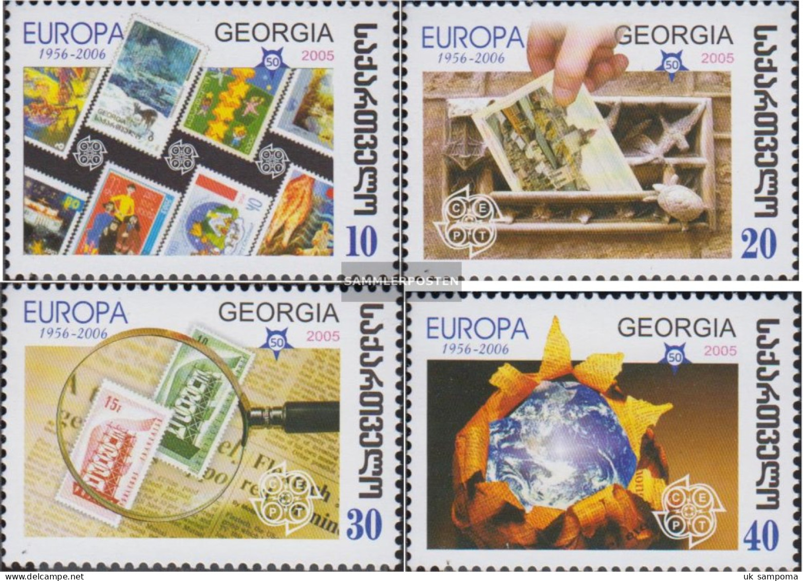 Georgia 507A-510A (complete Issue) Unmounted Mint / Never Hinged 2006 50 Years Europe Trade - Georgia