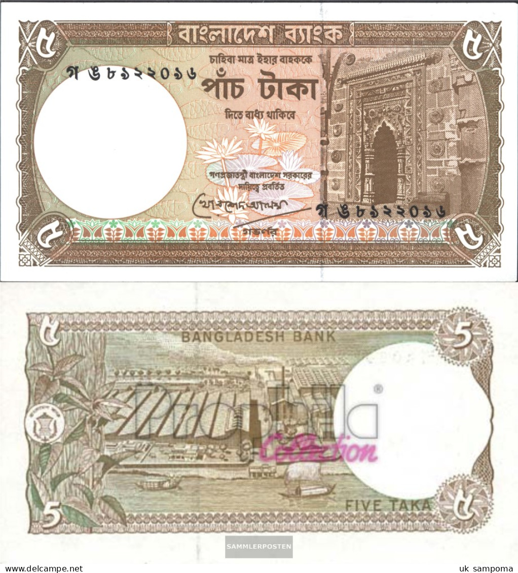 Bangladesh Pick-number: 25c Uncirculated 1983 5 Taka - Bangladesch