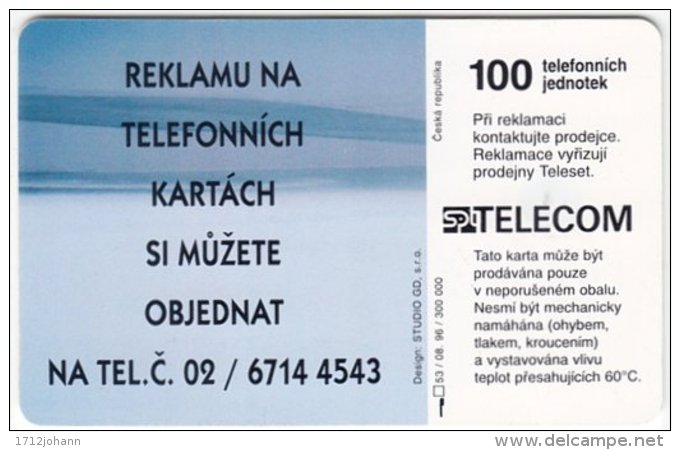 CZECH REP. C-990 Chip Telecom - Animal, Polar Bear, Communication, Phone Booth - Used - Czech Republic