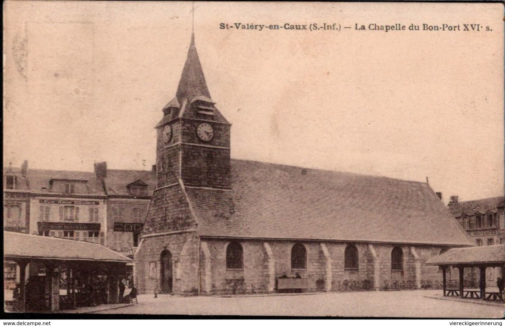 ! [76] Cpa Saint-Valery-en-Caux, Eglise, Kirche - Saint Valery En Caux