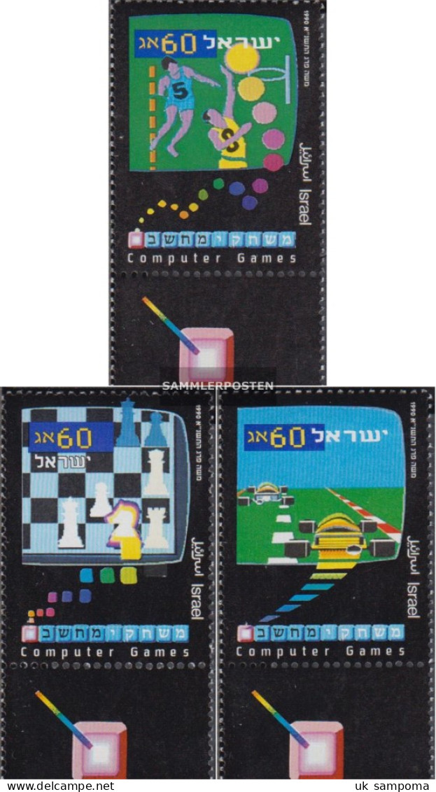 Israel 1177-1179 With Tab (complete Issue) Unmounted Mint / Never Hinged 1990 Computerspiele - Ongebruikt (met Tabs)