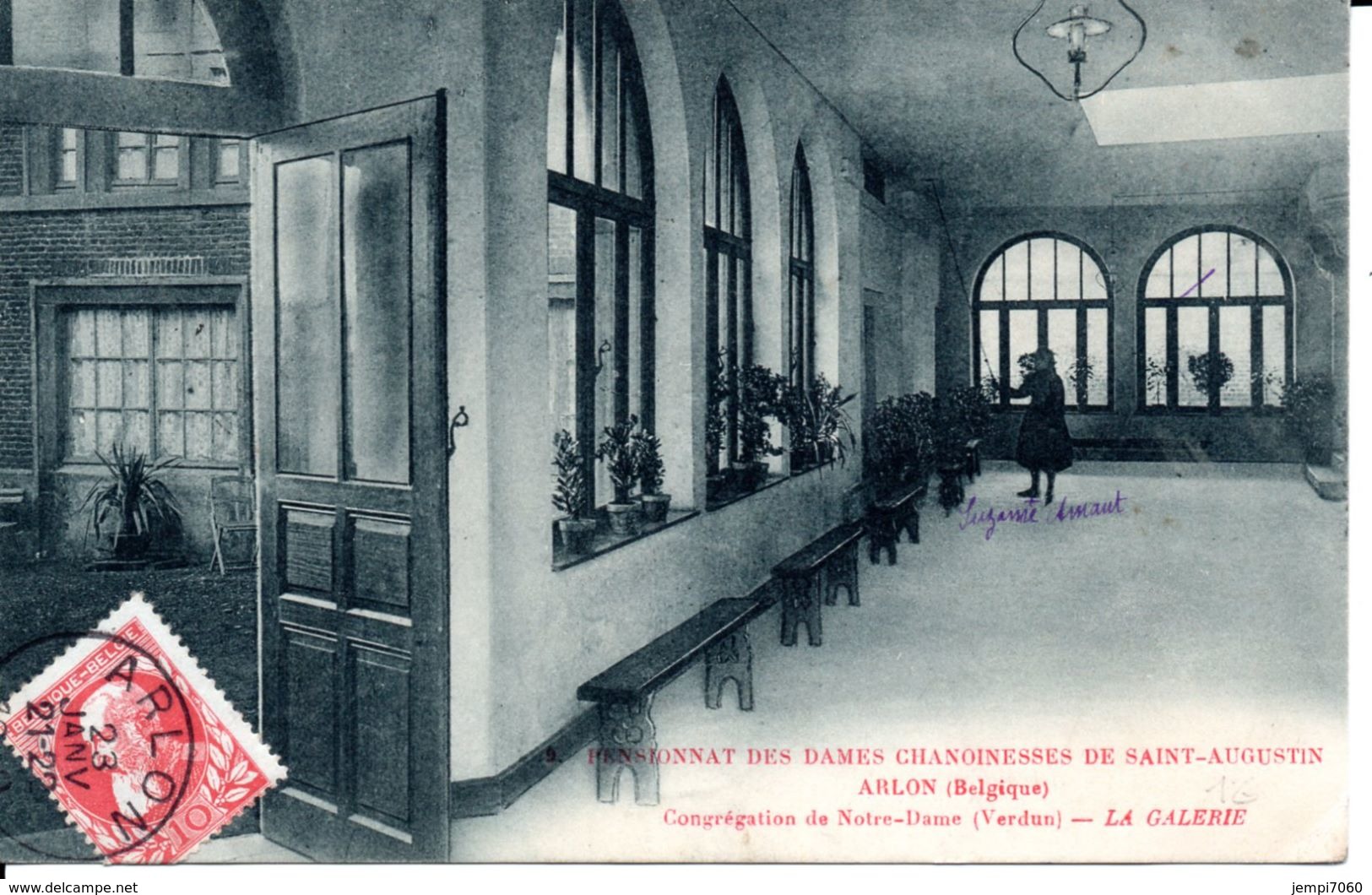 ARLON : Pensionnat Des Dames Chanoinesses De Saint Augustin, Lot De 12 Cartes - Aarlen