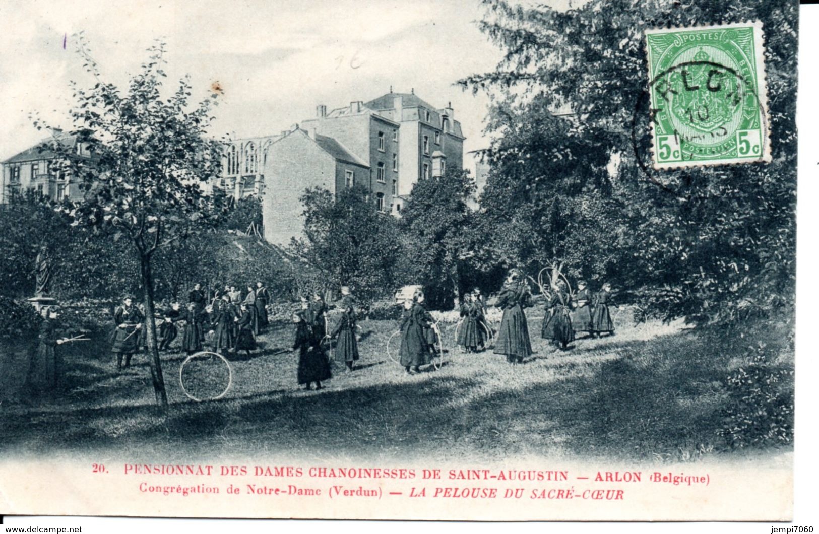 ARLON : Pensionnat des Dames Chanoinesses de Saint Augustin, lot de 12 cartes