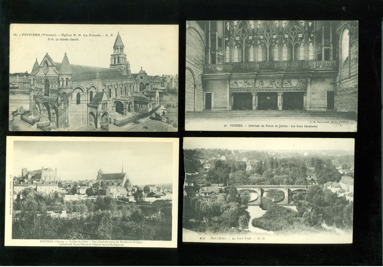 Lot de 60 cartes postales de France  Poitiers  Lot van 60 postkaarten van Frankrijk  Poitiers - 60 scans