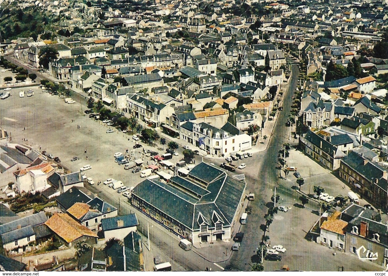 CPSM Thouars Vue Aérienne - Thouars
