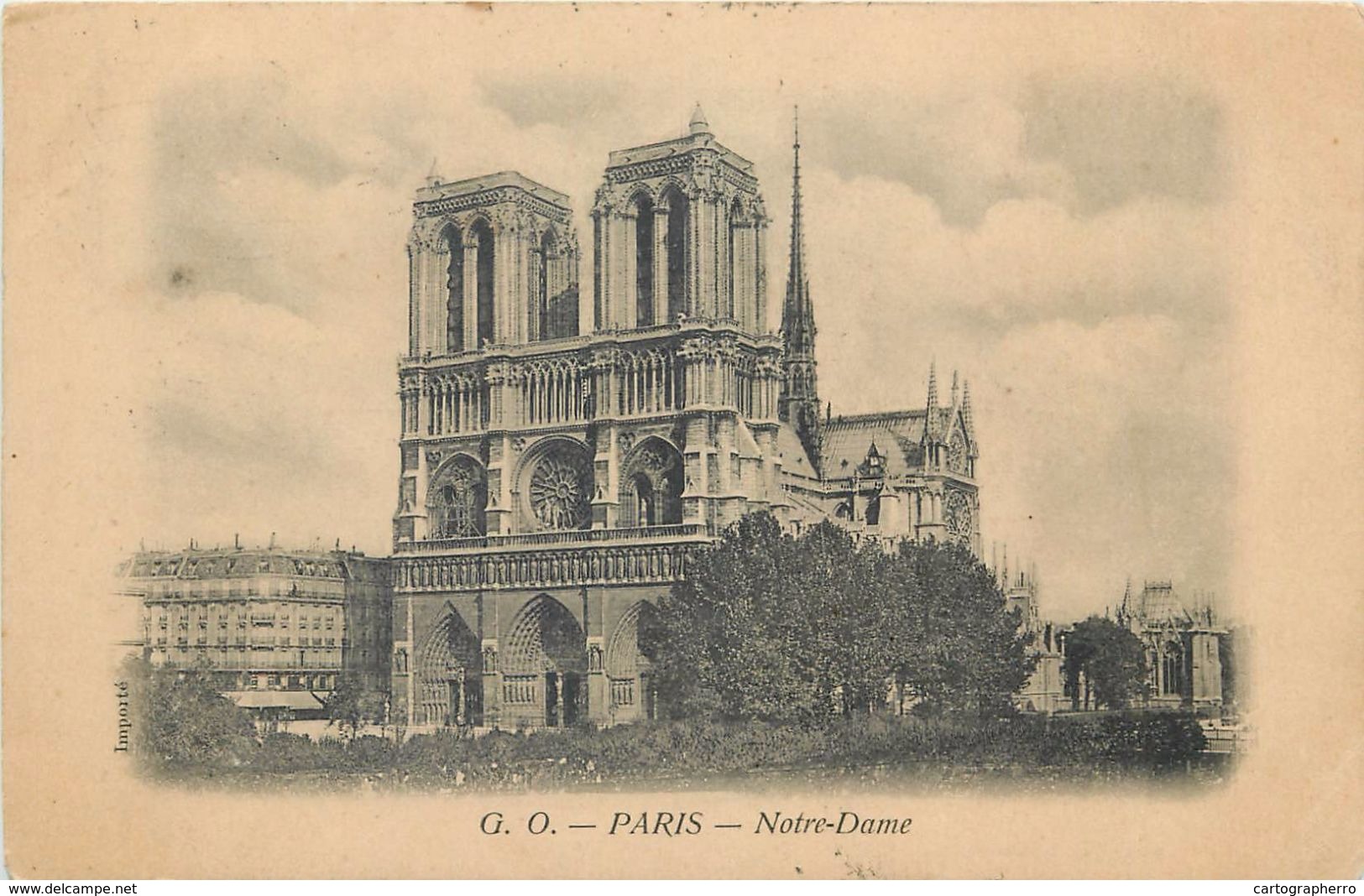 D1019 Notre Dame Paris 1899 - Notre Dame De Paris