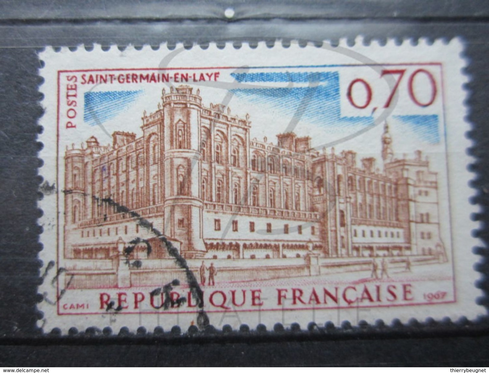 VEND BEAU TIMBRE DE FRANCE N° 1501 , SAINT-GERMAIN EN " LAYF " !!! (b) - Used Stamps