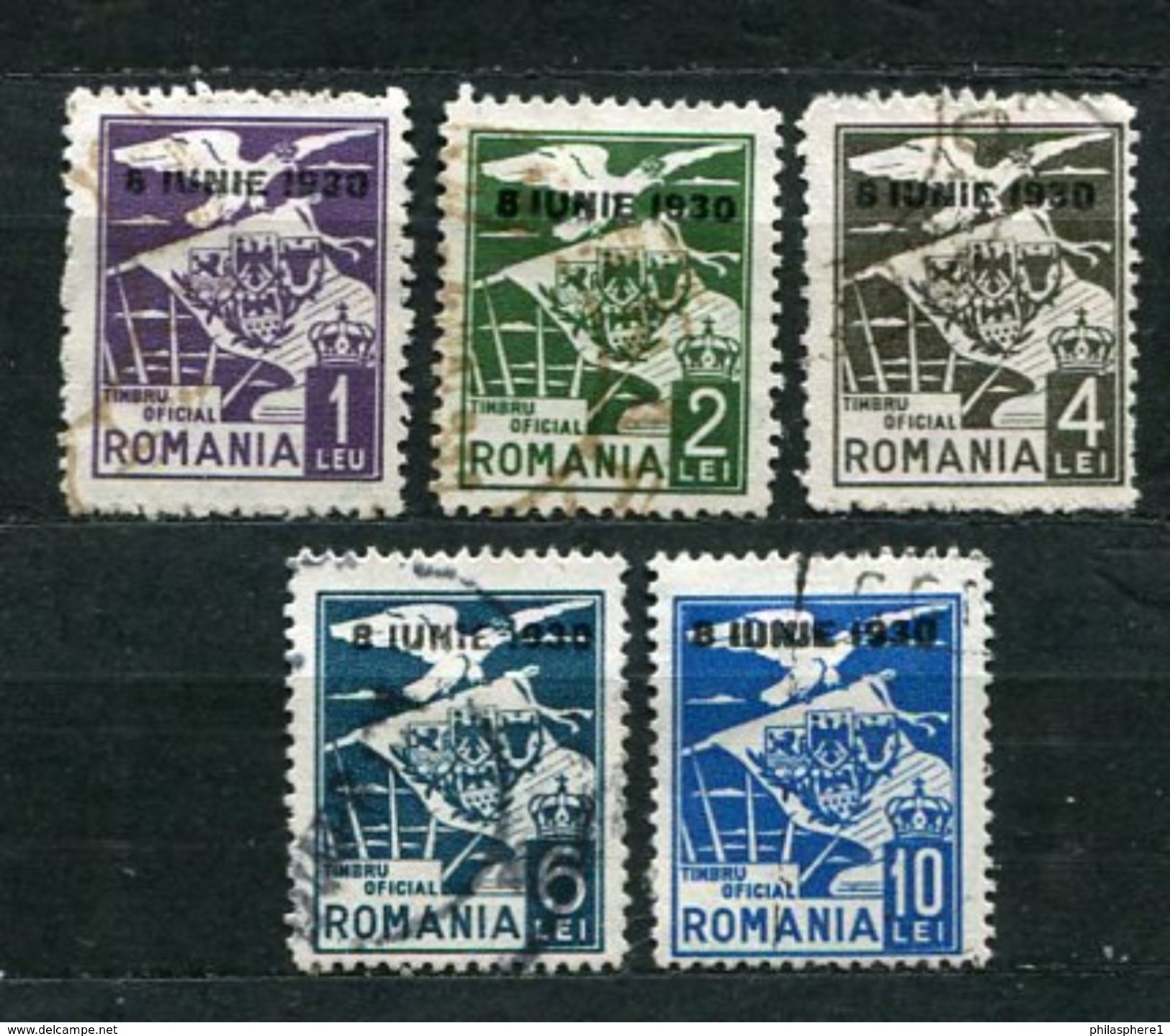 Romania Ex.Dienst Nr.13/8       O   Used       (728) - Officials