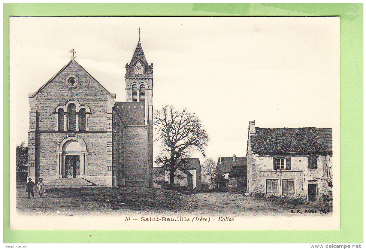 SAINT BAUDILLE - L' EGLISE Animée - Peu Courant - TBE - 2 Scans - Sonstige & Ohne Zuordnung