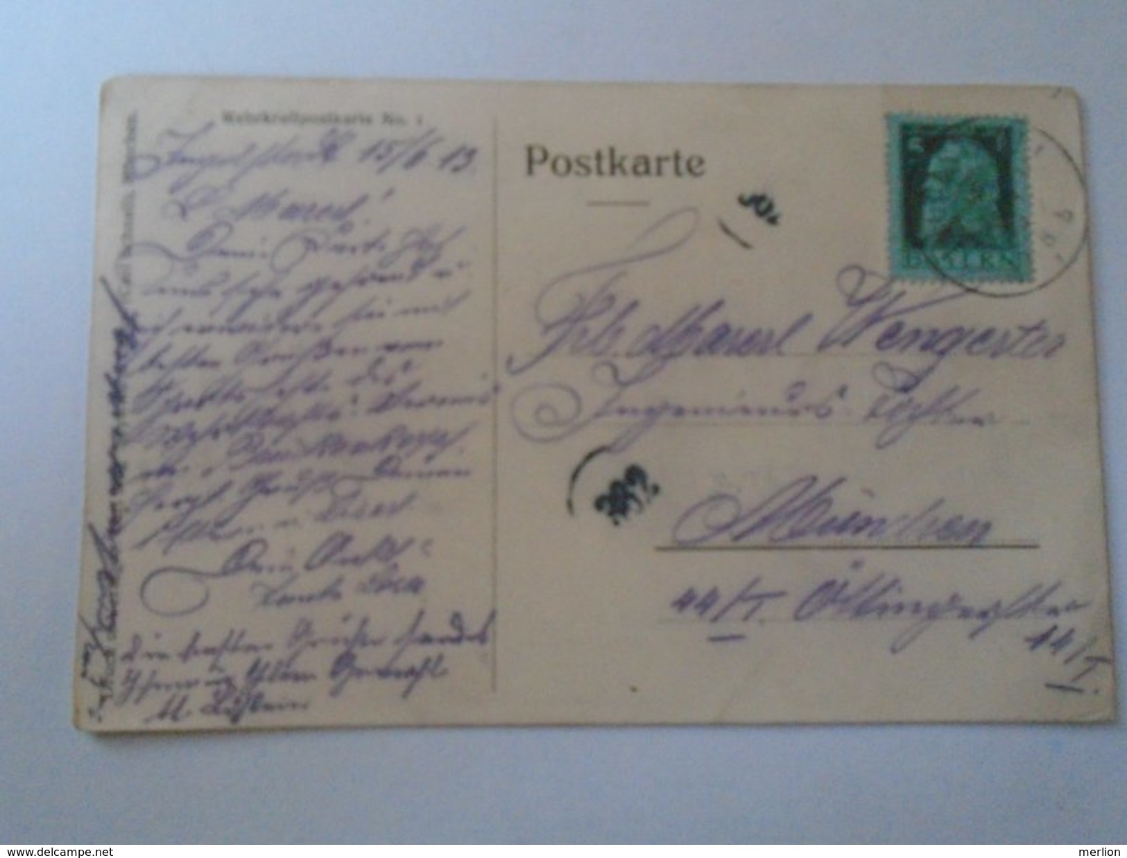 J2059.18  Bayern -Wehrkraftverein  Ingolstadt - Scout Scoutisme -Wehrkraftpostkarte No.1.  Ca 1915 - Ingolstadt