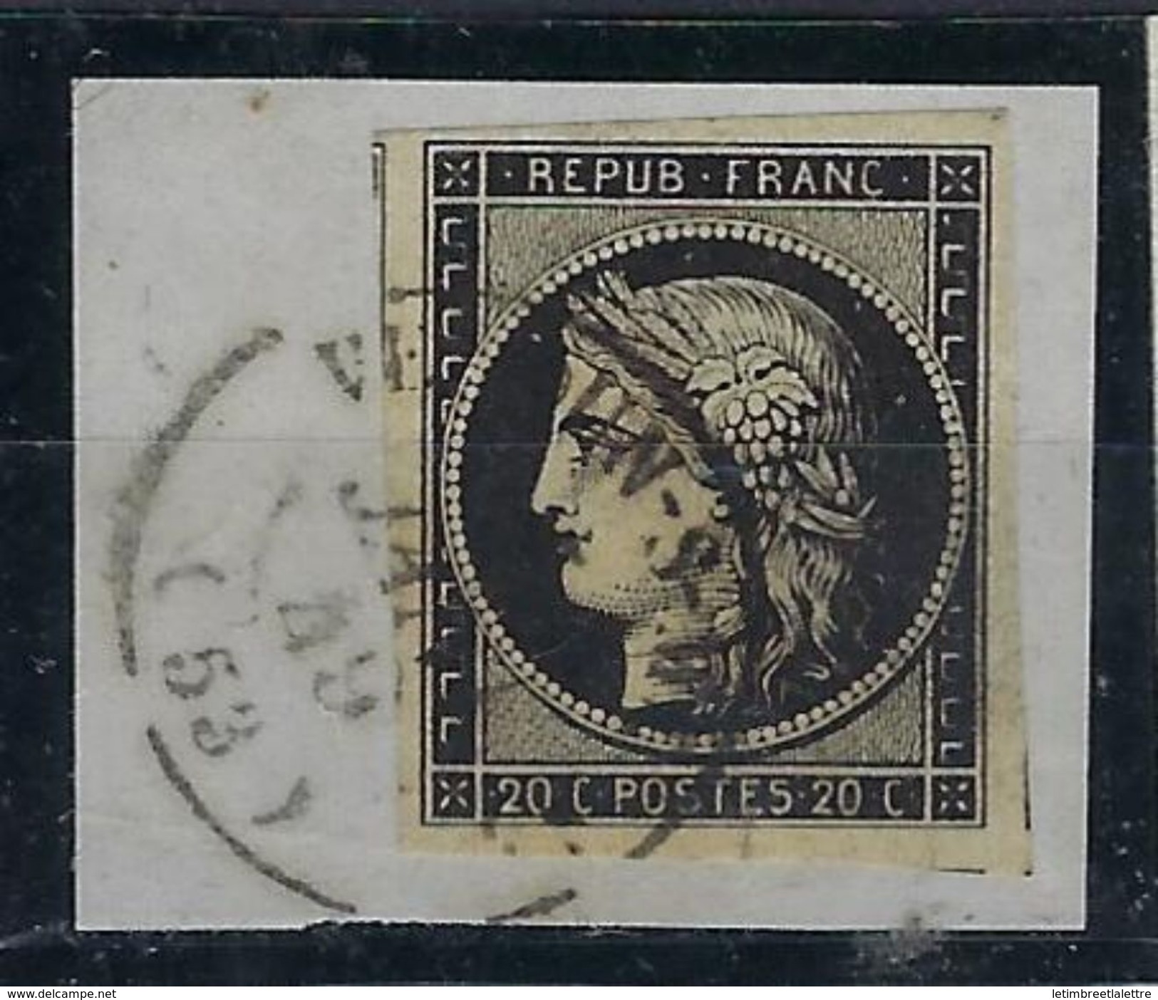 France N° 3 Oblitéré 5 Janvier De Verdun ( Meuse ) TB - 1849-1850 Ceres