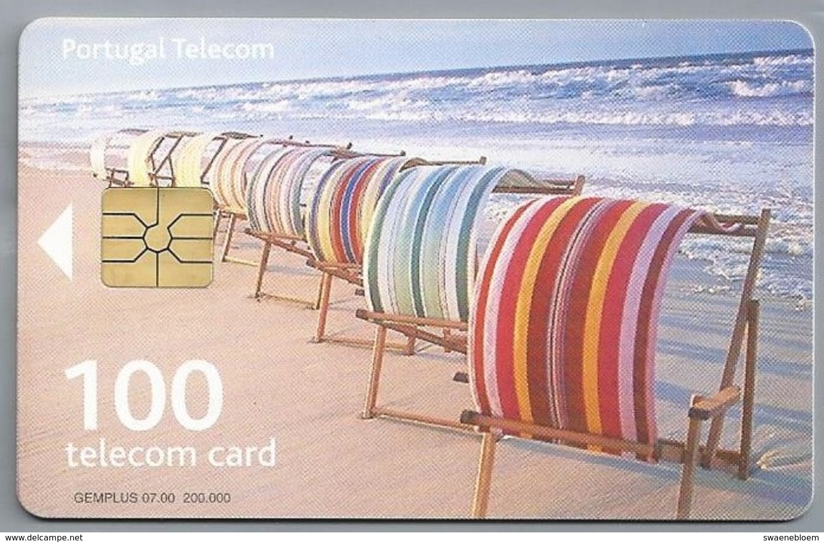 PT.- Telecom Card PT. Portugal. Call Home. Strand. Zee. 2 Scans - Portugal