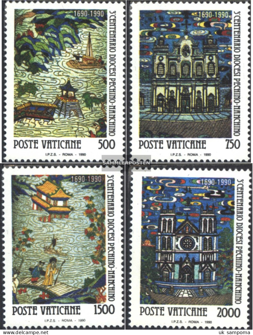 Vatikanstadt 1010-1013 (complete Issue) Unmounted Mint / Never Hinged 1990 Diocese Beijing - Unused Stamps