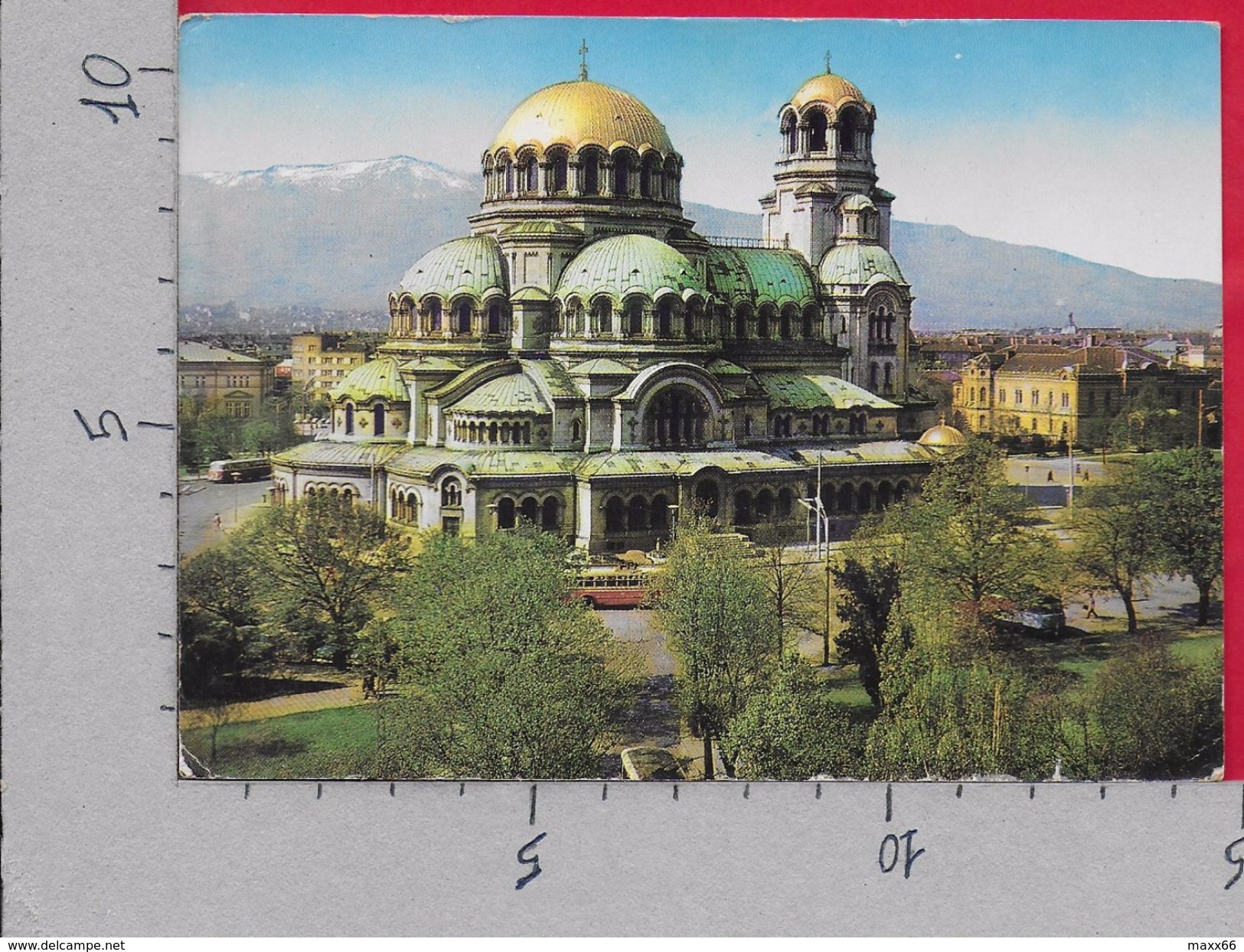 CARTOLINA VG BULGARIA - SOFIA - Eglise Monument Alexandre Newski - 10 X 15 - ANN. 1968 - Bulgaria