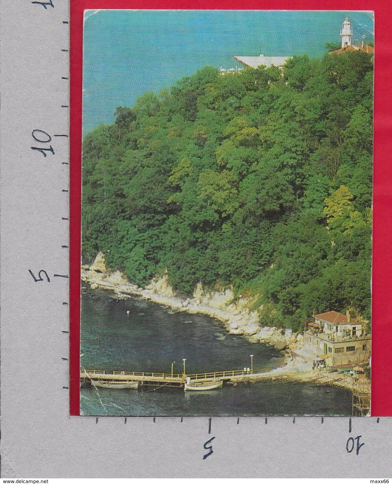 CARTOLINA VG BULGARIA - BAPHA VARNA - Kap Galata Mit Dem Leuchtturm - Faro - 10 X 15 - ANN. 19?? - Bulgaria